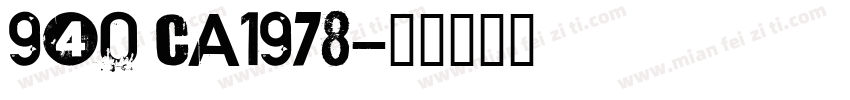 940 CA1978字体转换